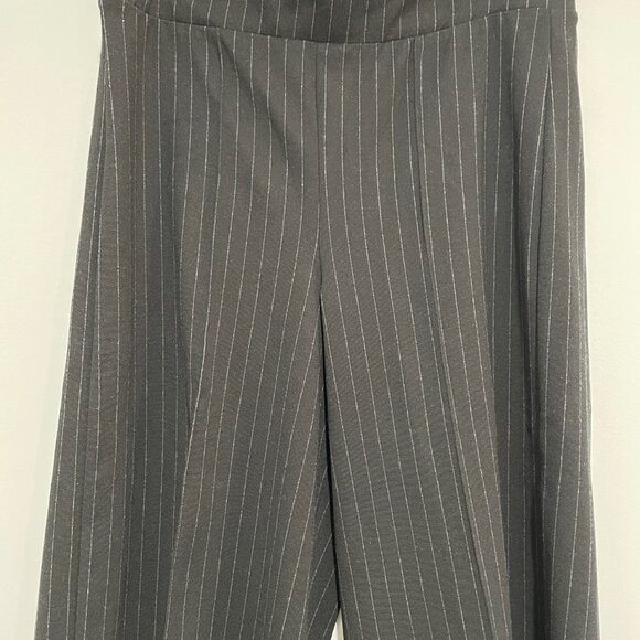 Zara Women Collection Grey Strip Top and Pants Set - Picture 13 of 16
